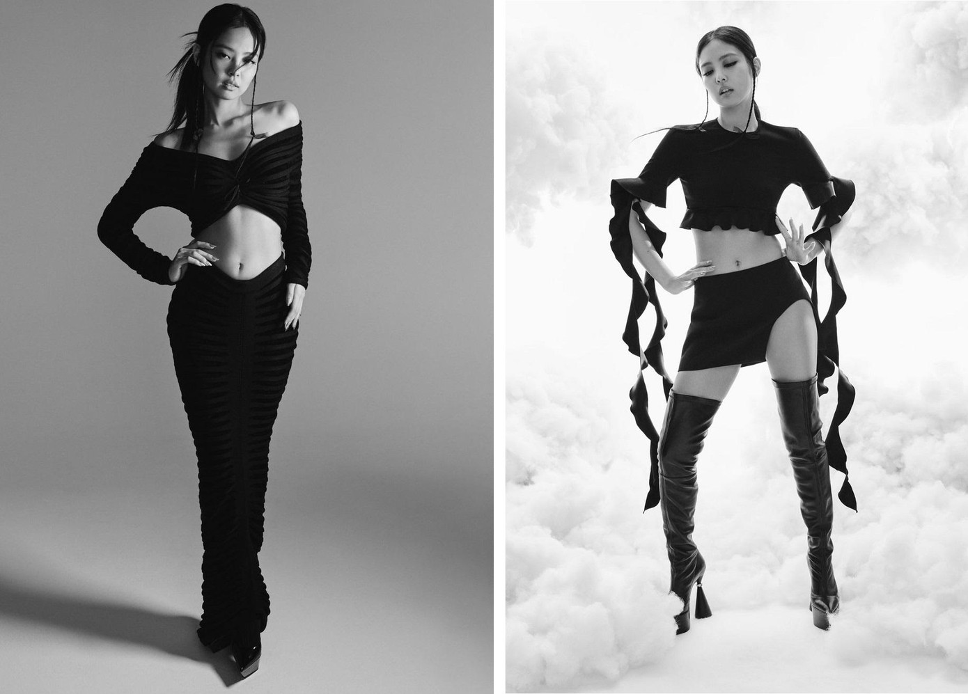 Jennie muốn nhắc nhở bản thân năm 10 tuổi chăm chỉ học tiếng Anh. Ảnh: Elle. Jennie muốn nhắc nhở bản thân năm 10 tuổi chăm chỉ học tiếng Anh. Ảnh: Elle.