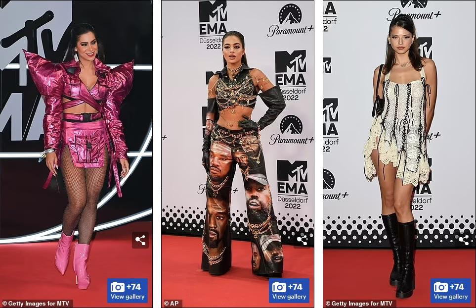 Ngôi sao truyền hình Elizabeth Varela, ca sĩ Noa Kire và nghệ sĩ âm nhạc Nina Chuba. Ảnh: Daily Mail.