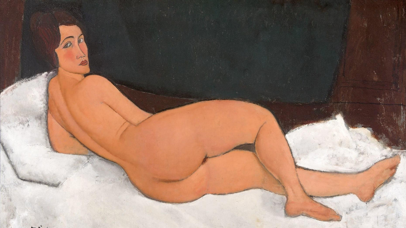 Hơn 100 năm trước, tranh khỏa thân của Modigliani gây chấn động. Ảnh: Modigliani.