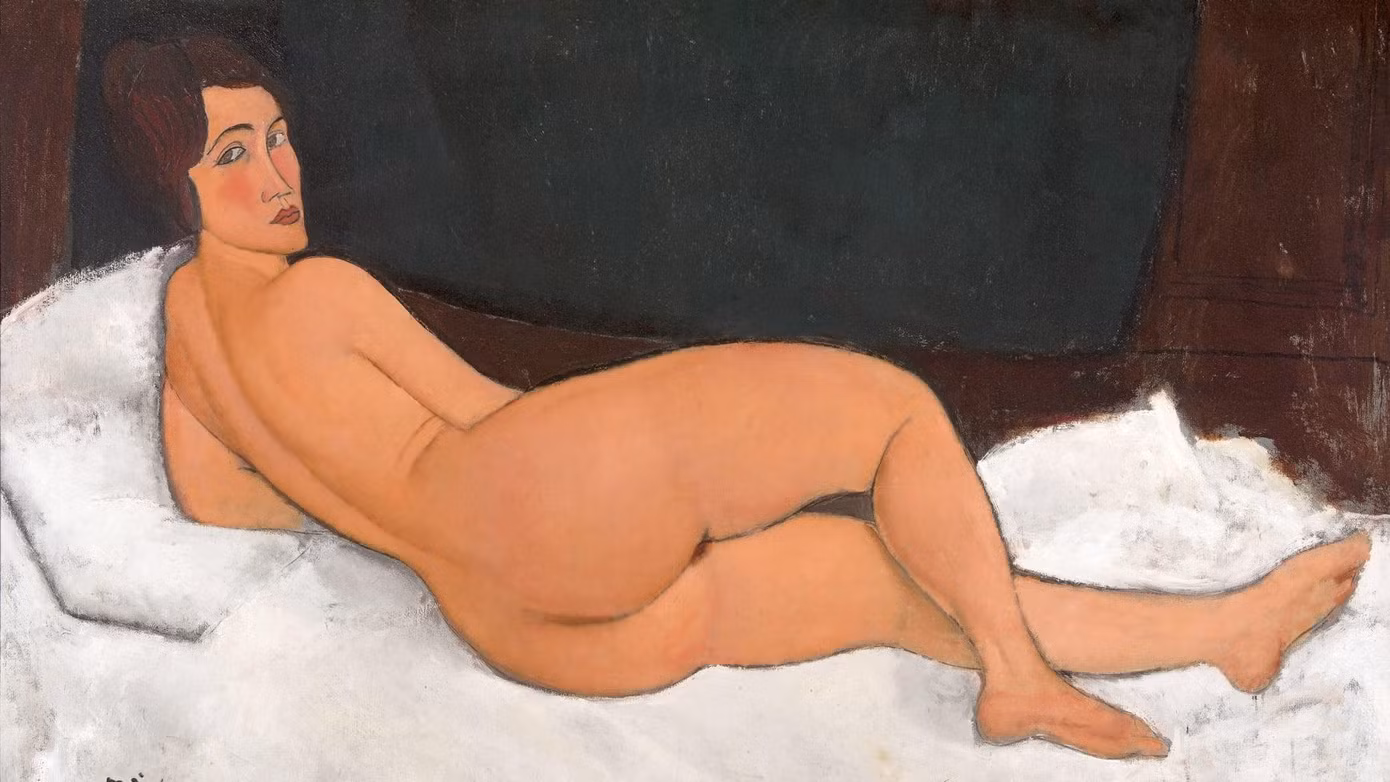 Hơn 100 năm trước, tranh khỏa thân của Modigliani gây chấn động. Ảnh: Modigliani.
