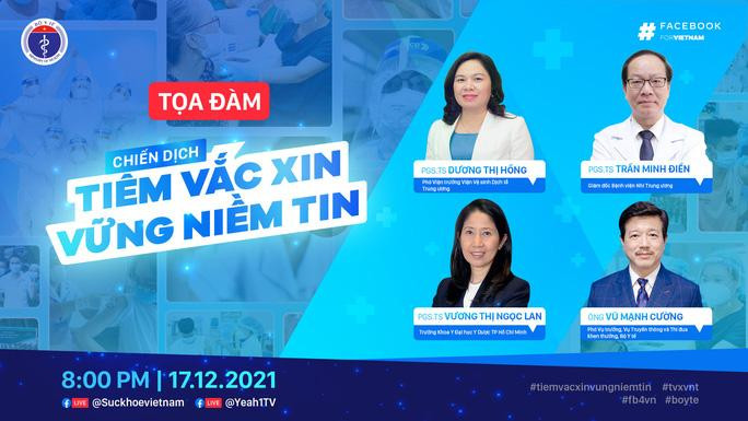 Tọa đàm "Chiến dịch vắc xin vững niềm tin" do Bộ Y tế tổ chức Tọa đàm "Chiến dịch vắc xin vững niềm tin" do Bộ Y tế tổ chức