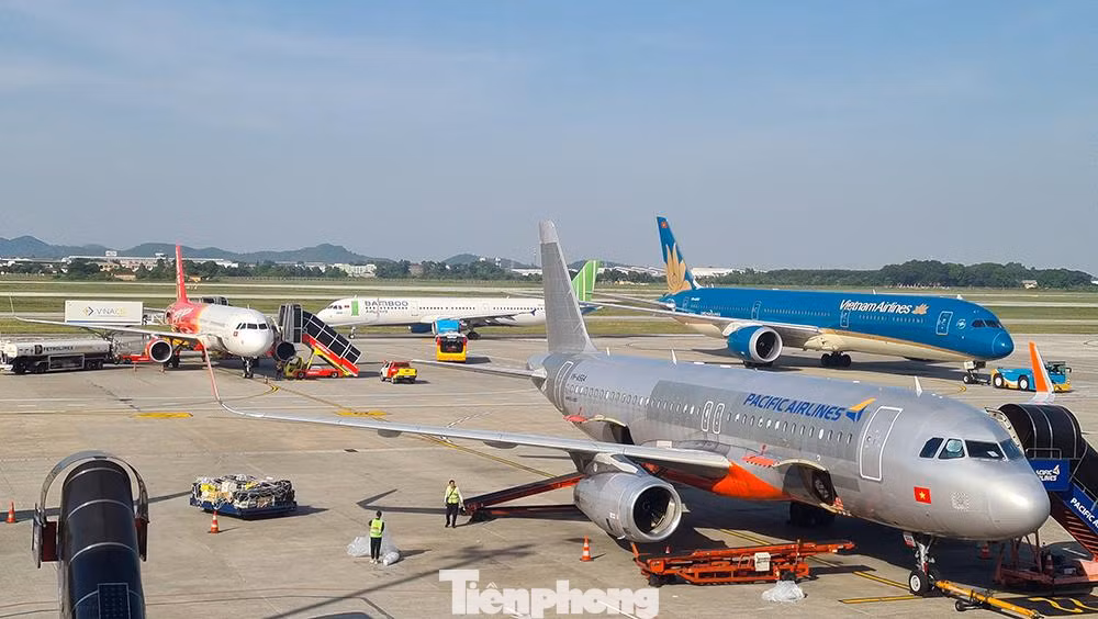 Các hãng hàng không được yêu cầu báo cáo kế hoạch bay Tết để phục vụ tốt nhất nhu cầu đi lại của người dân (Ành: H. Việt).
