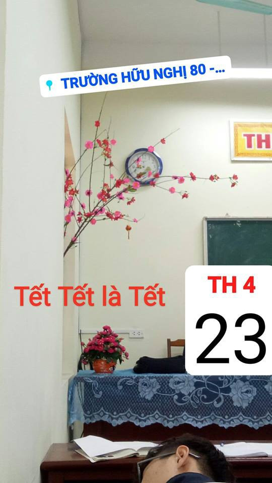 Lớp học trang trí Tết cực kì ấn tượng được tán thưởng trên mạng xã hội ảnh 13