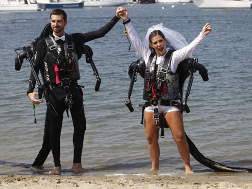 Cô dâu, chú rể chuẩn bị 