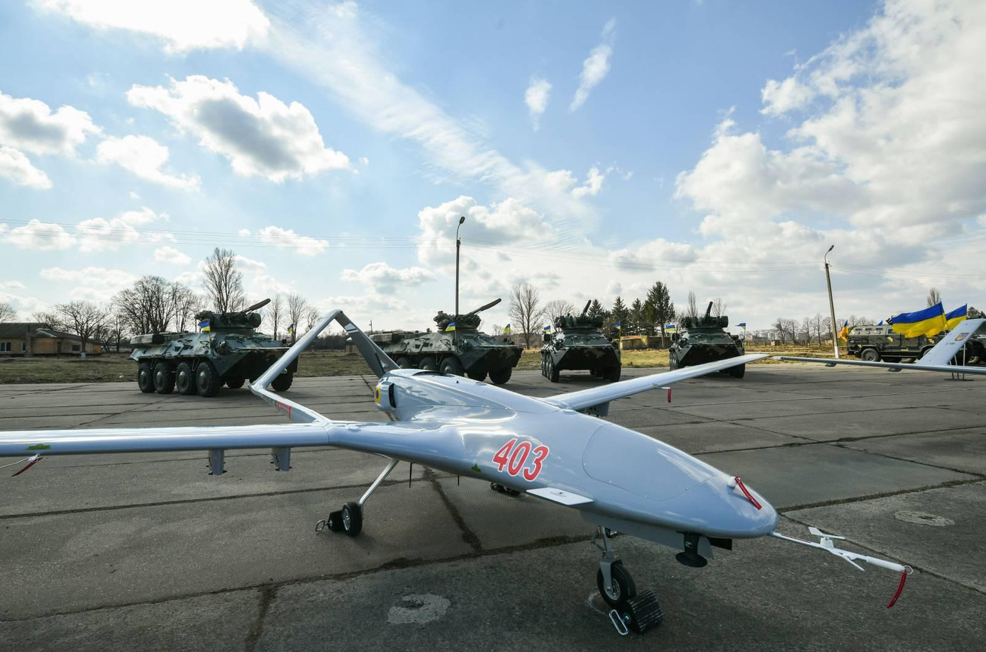UAV Bayraktar TB-2. Ảnh: AA UAV Bayraktar TB-2. Ảnh: AA