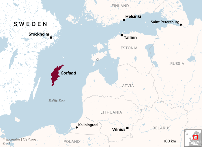Biển Baltic. Đồ hoạ: FT