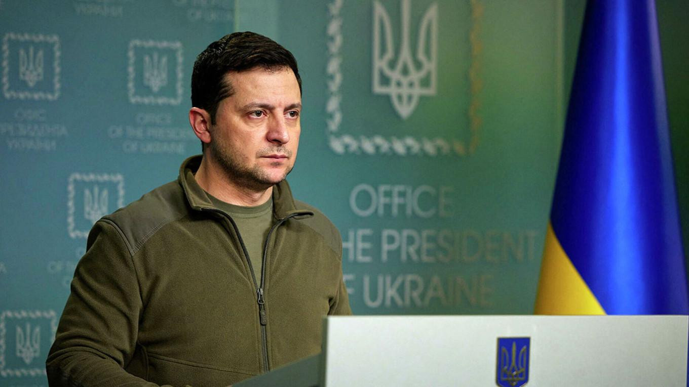 Tổng thống Ukraine Volodymyr Zelensky. Ảnh: Moscow Times Tổng thống Ukraine Volodymyr Zelensky. Ảnh: Moscow Times