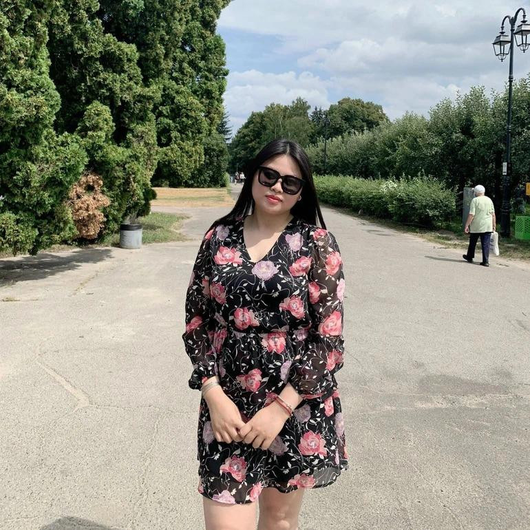 Chị Hải Yến kinh doanh buôn bán quần áo ở Kiev nhiều năm nay (Ảnh: Hải Yến)