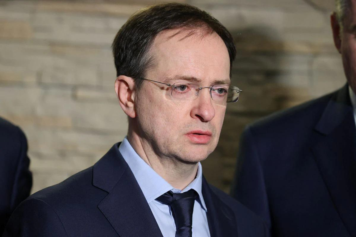 Trợ lý tổng thống Nga Vladimir Medinsky. Ảnh: Reuters