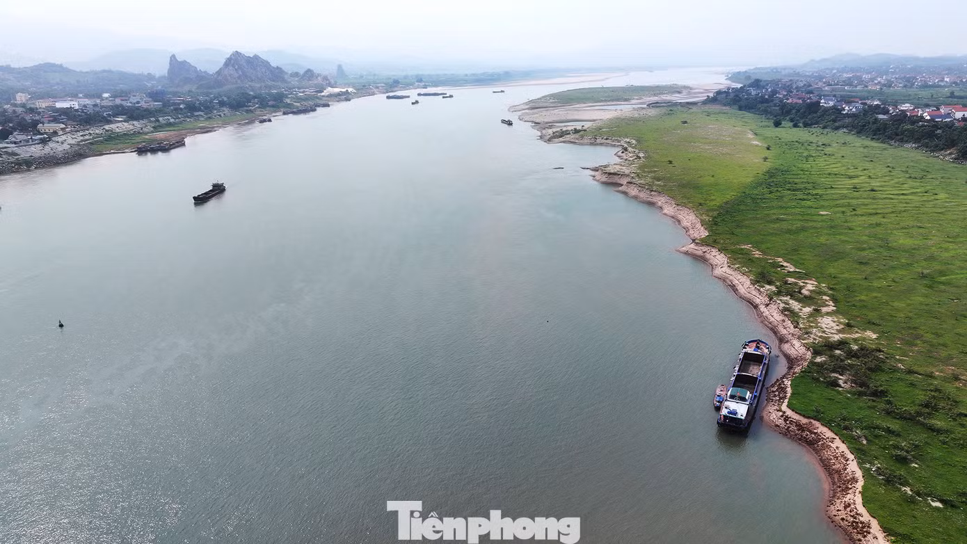 Khu vực mỏ cát của doanh nghiệp.