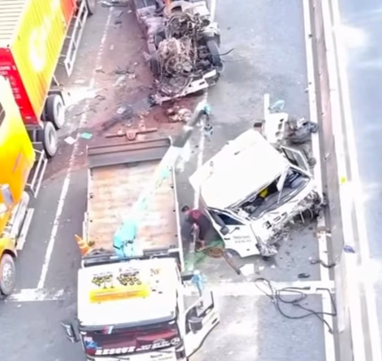 Hiện trường vụ tai nạn