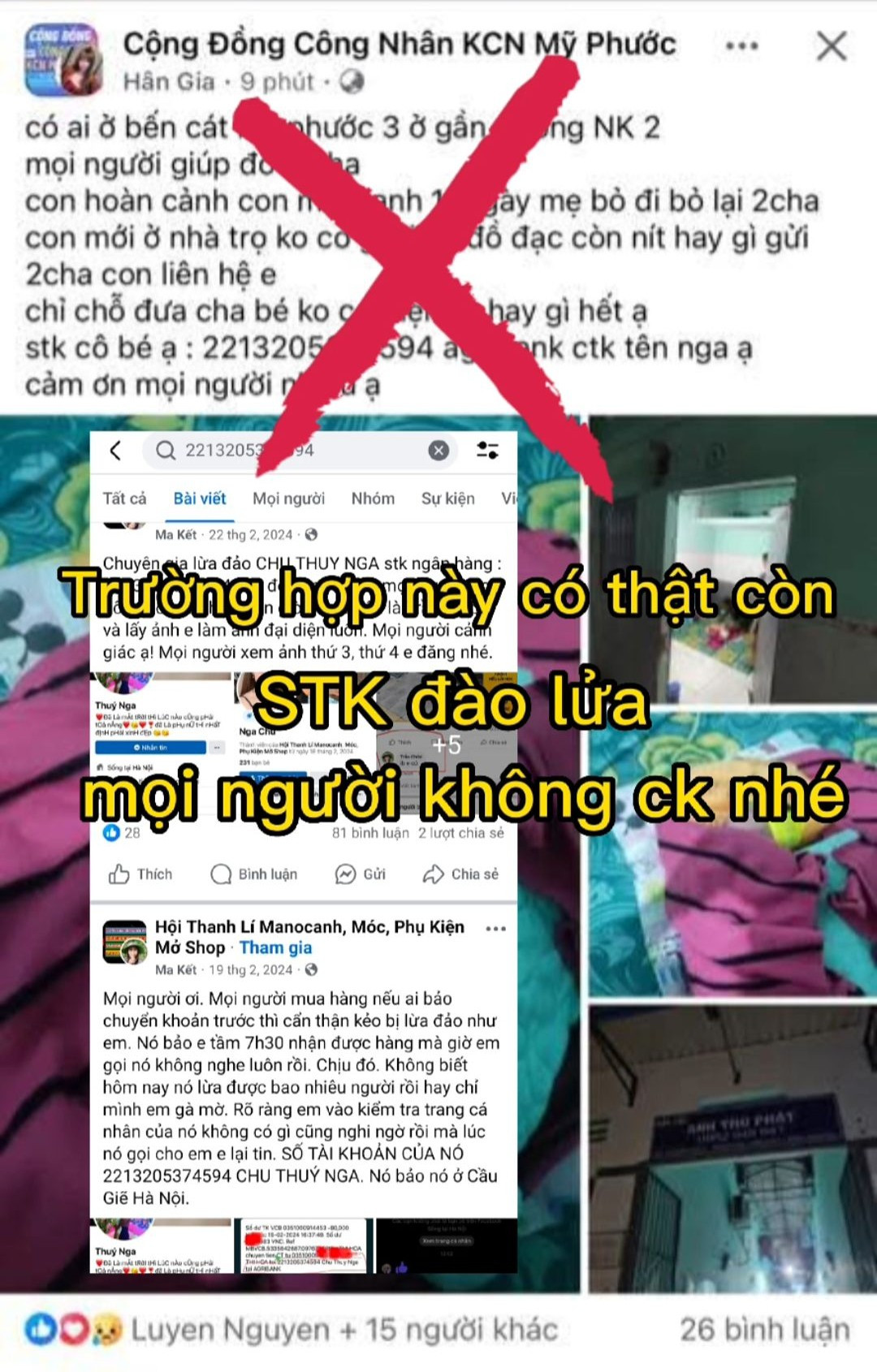 Không ít tài khoản mạng xã hội lợi dụng vụ việc để kêu gọi từ thiện với mục đích lừa đảo Không ít tài khoản mạng xã hội lợi dụng vụ việc để kêu gọi từ thiện với mục đích lừa đảo