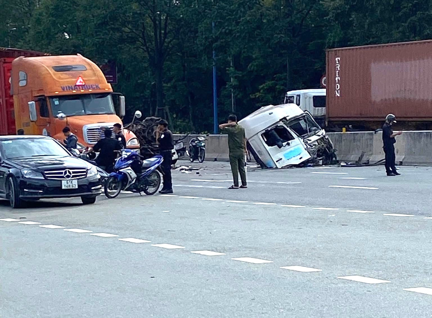 Hiện trường vụ tai nạn