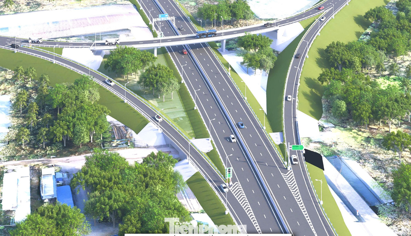 Phối cảnh đường Vành đai 4 TPHCM đoạn giao với Cao tốc TPHCM - Thủ Dầu Một - Chơn Thành Phối cảnh đường Vành đai 4 TPHCM đoạn giao với Cao tốc TPHCM - Thủ Dầu Một - Chơn Thành