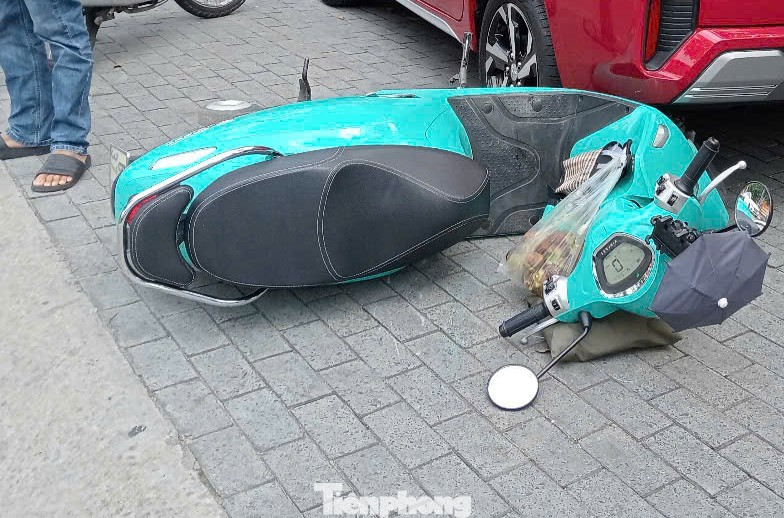 Chiếc xe máy của nạn nhân