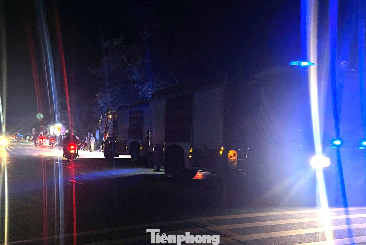 Khu vực hiện trường đám cháy