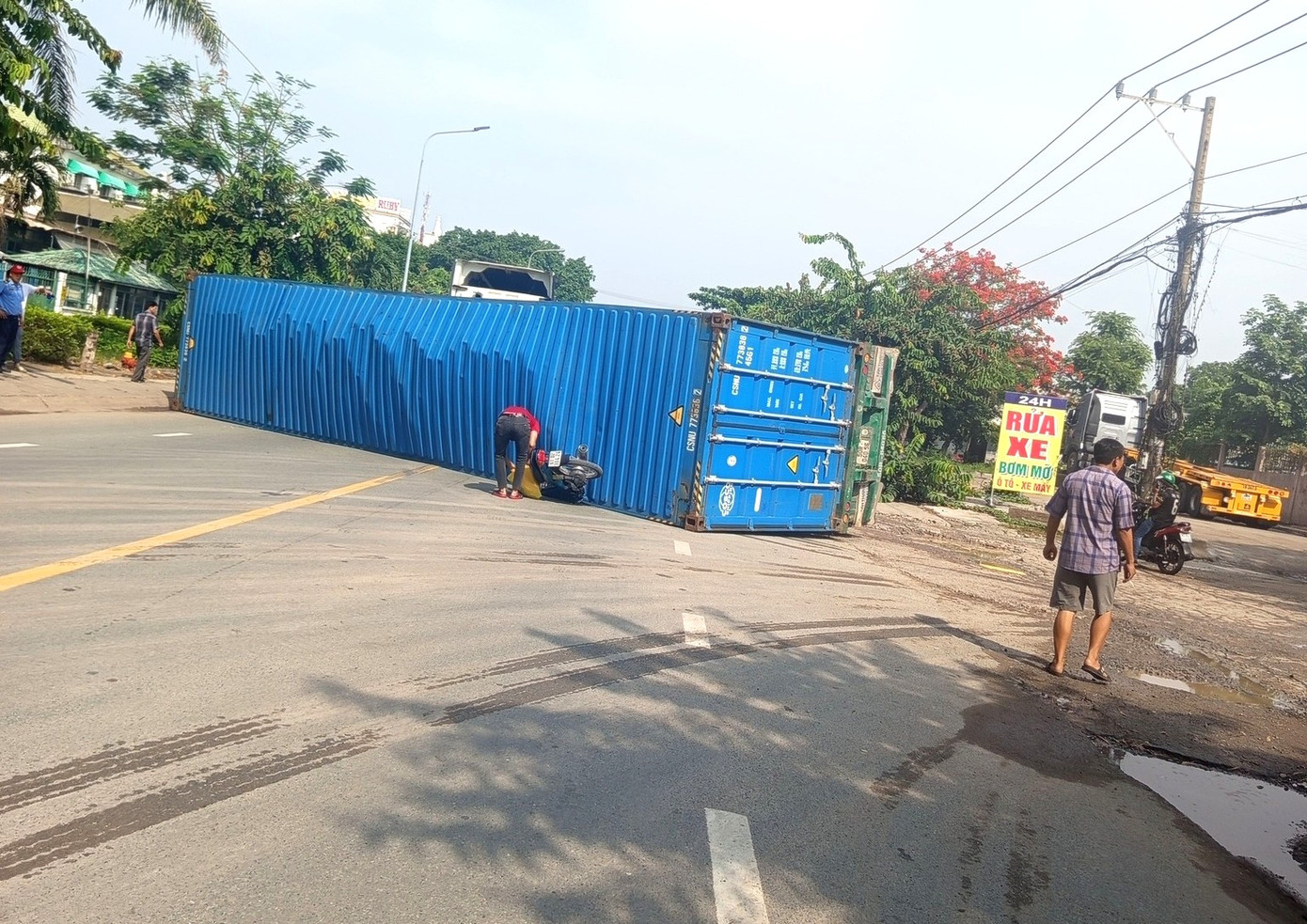 Hiện trường vụ tai nạn