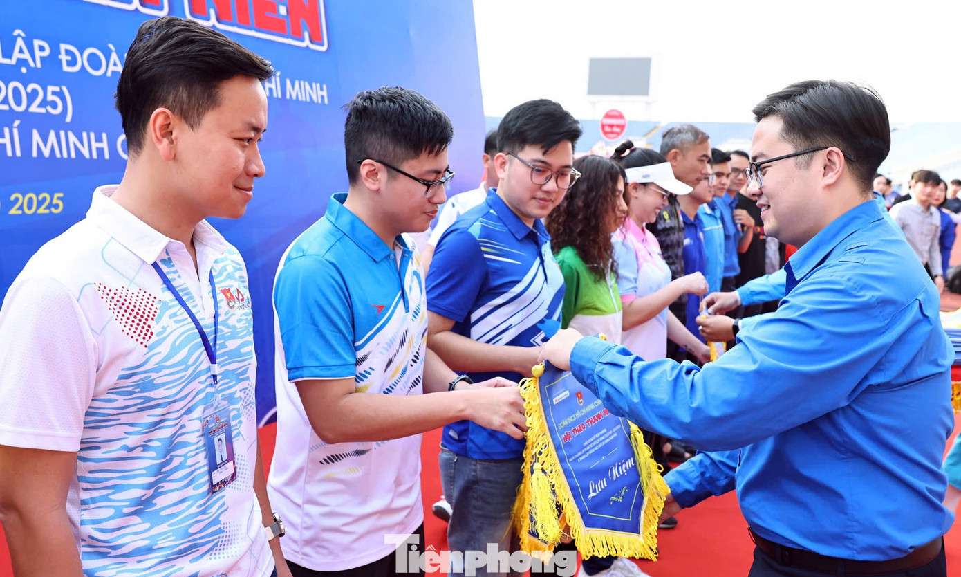 Hội thao Thanh niên lần thứ I là hoạt động chào mừng kỷ niệm 94 năm Ngày thành lập Đoàn TNCS Hồ Chí Minh (26/3/1931 – 26/3/2025) và Đoàn TNCS Hồ Chí Minh Chính phủ. Ảnh: Xuân Tùng