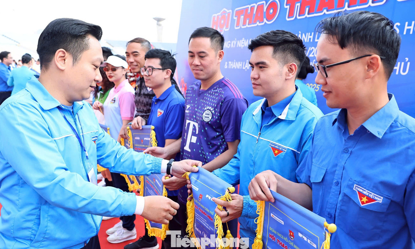 Hội thao Thanh niên lần thứ I là hoạt động chào mừng kỷ niệm 94 năm Ngày thành lập Đoàn TNCS Hồ Chí Minh (26/3/1931 – 26/3/2025) và Đoàn TNCS Hồ Chí Minh Chính phủ. Ảnh: Xuân Tùng