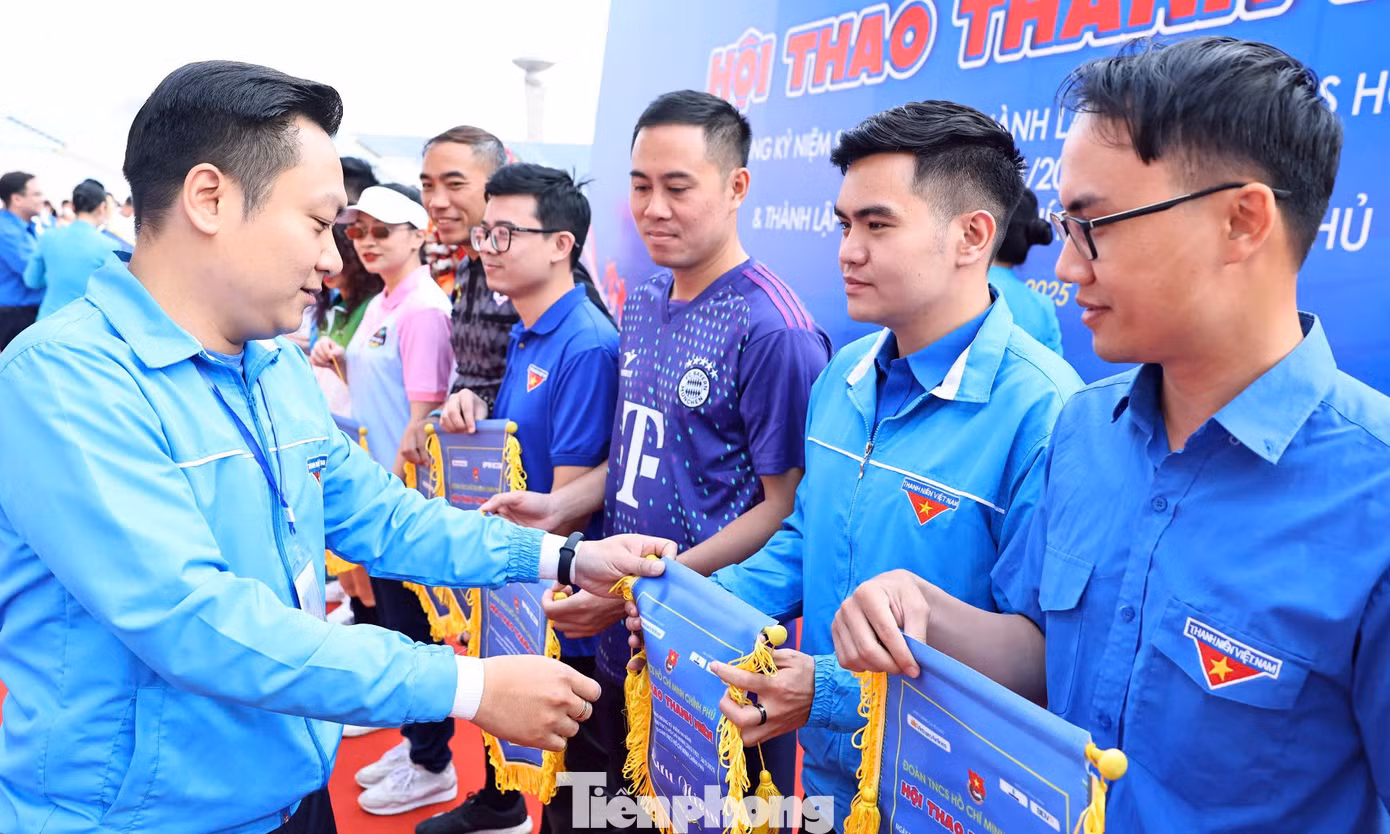 Hội thao Thanh niên lần thứ I là hoạt động chào mừng kỷ niệm 94 năm Ngày thành lập Đoàn TNCS Hồ Chí Minh (26/3/1931 – 26/3/2025) và Đoàn TNCS Hồ Chí Minh Chính phủ. Ảnh: Xuân Tùng