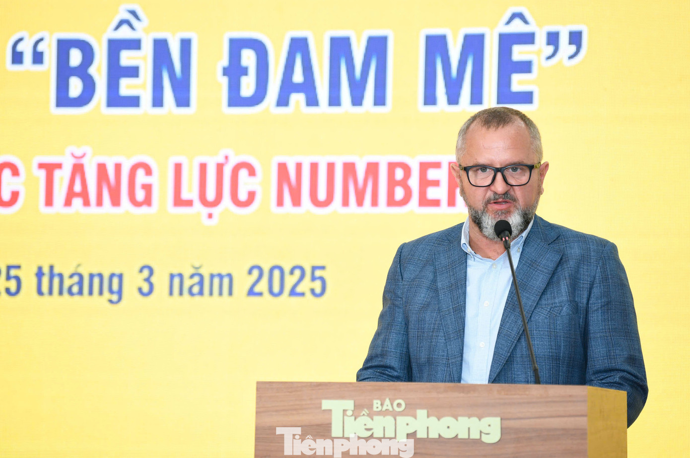 Ông Andrzej Tomasz Bialasiewicz phát biểu tại chương trình. Ông Andrzej Tomasz Bialasiewicz phát biểu tại chương trình.