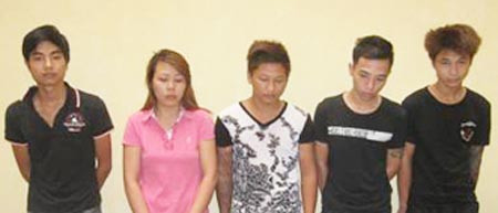 5 đối tượng trong vụ bắt giữ người trái pháp luật. 5 đối tượng trong vụ bắt giữ người trái pháp luật