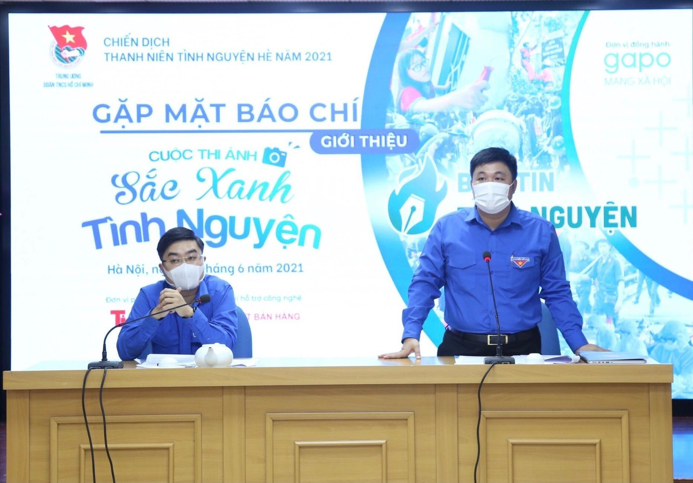 Anh Nguyễn Thái An, Trưởng ban Tuyên giáo T.Ư chia sẻ thông tin về bản tin tình nguyện và cuộc thi ảnh "Sắc xanh tình nguyện" do T.Ư Đoàn tổ chức. Ảnh: Lâm Đăng Hải Anh Nguyễn Thái An, Trưởng ban Tuyên giáo T.Ư chia sẻ thông tin về bản tin tình nguyện và cuộc thi ảnh "Sắc xanh tình nguyện" do T.Ư Đoàn tổ chức. Ảnh: Lâm Đăng Hải