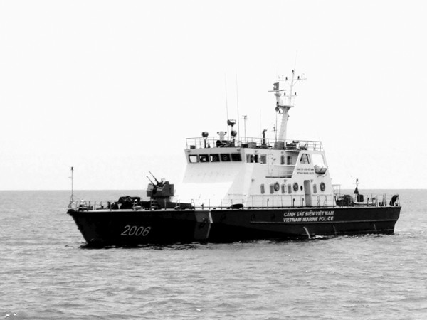 Tàu CSB trên đường tuần tra Ảnh: Hải Anh. Tàu CSB trên đường tuần tra Ảnh: Hải Anh