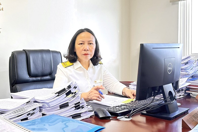 Bà Lê Thị Duyên Hải - Vụ trưởng Vụ Kê khai và Kế toán thuế (Tổng cục Thuế).