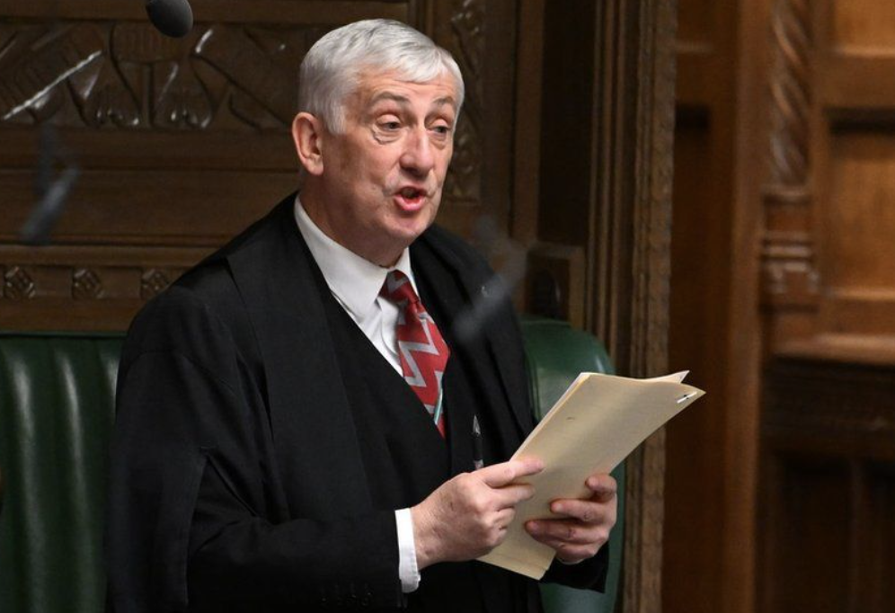 Ông Lindsay Hoyle là Chủ tịch Hạ viện Anh kể từ năm 2019 (Ảnh: BBC).