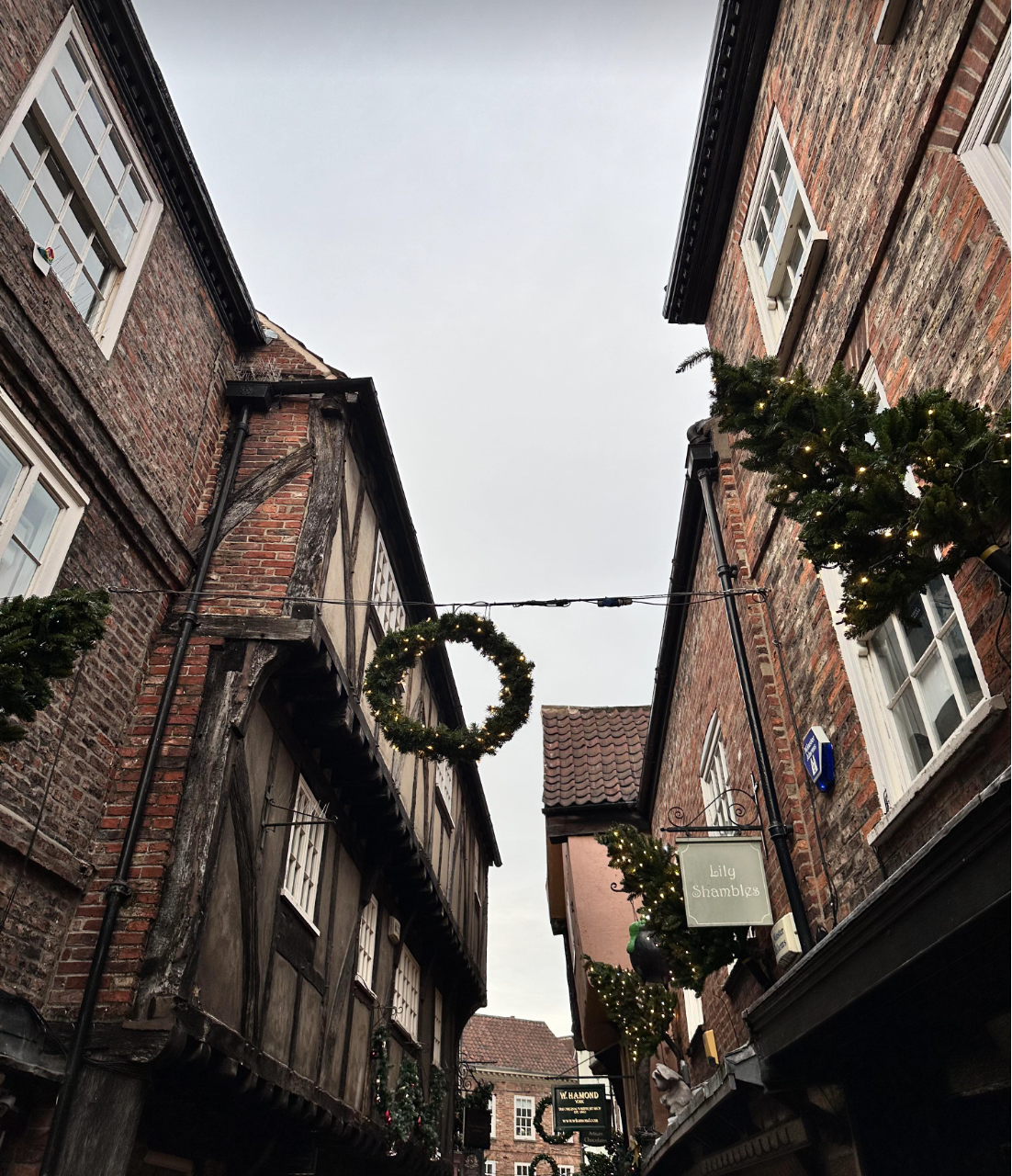 Một số cửa hàng ở khu phố Shambles. Một số cửa hàng ở khu phố Shambles.