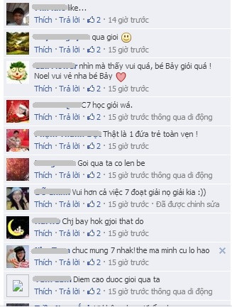 Những lời động viên của người hâm mộ dành cho Phương Mỹ Chi