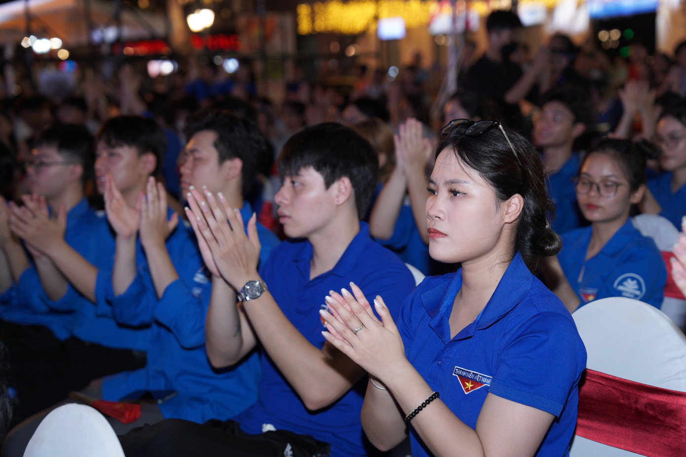 Đoàn viên, thanh niên Thủ đô tham dự chương trình.