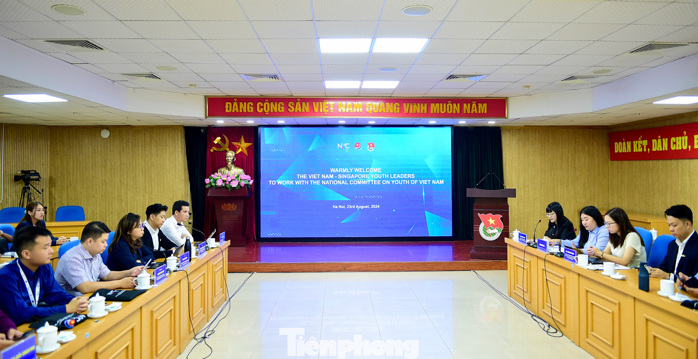 Quang cảnh buổi tiếp. Ảnh: Xuân Tùng