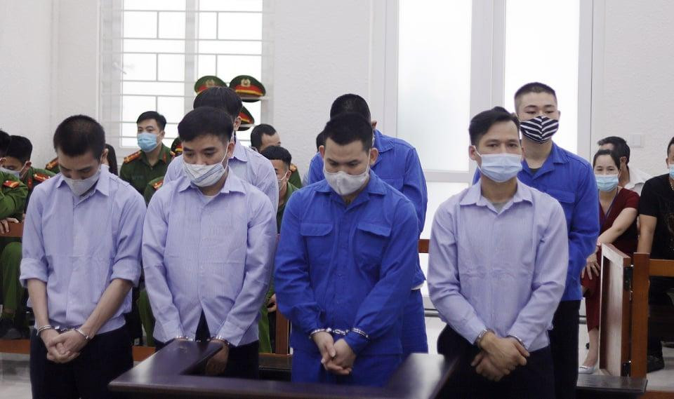 Các bị cáo trong vụ án. Các bị cáo trong vụ án.