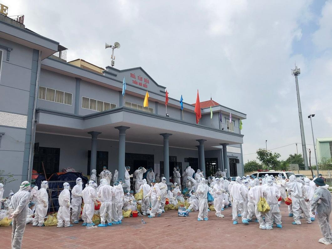 Trong đợt bùng phát hiện nay, tỉnh Bắc Giang đã ghi nhận 1.454 ca nhiễm COVID-19 (số liệu tính đến trước trưa 26/5) và là ổ dịch lớn nhất nước. Trong đợt bùng phát hiện nay, tỉnh Bắc Giang đã ghi nhận 1.454 ca nhiễm COVID-19 (số liệu tính đến trước trưa 26/5) và là ổ dịch lớn nhất nước.