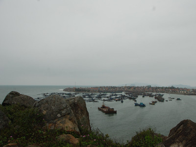 Một góc cảng nước sâu Nghi Sơn