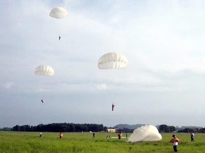 Tiếp đất thành công. Ảnh: trọng phú