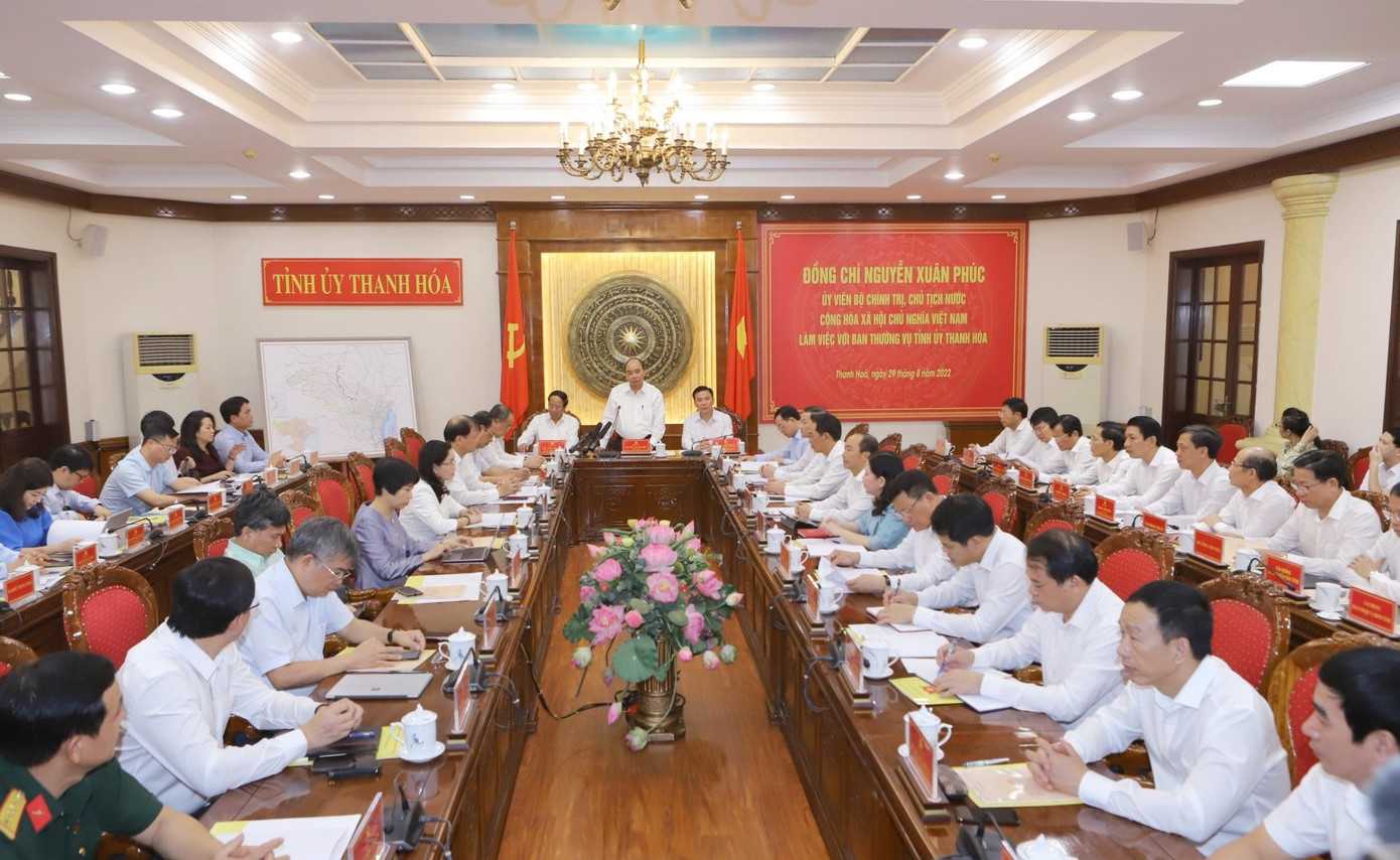 Toàn cảnh buổi làm việc