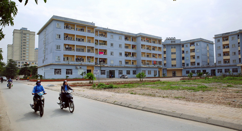 Nhà ở công nhân được xây dựng trong đề án 1 triệu nhà ở xã hội.