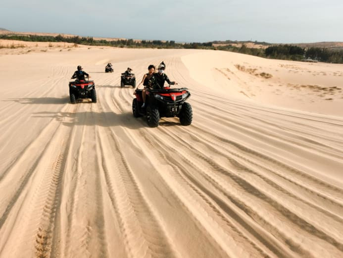 Chuyến đi 'điên rồ' trên đồi Cát Đỏ ở Phan Thiết.