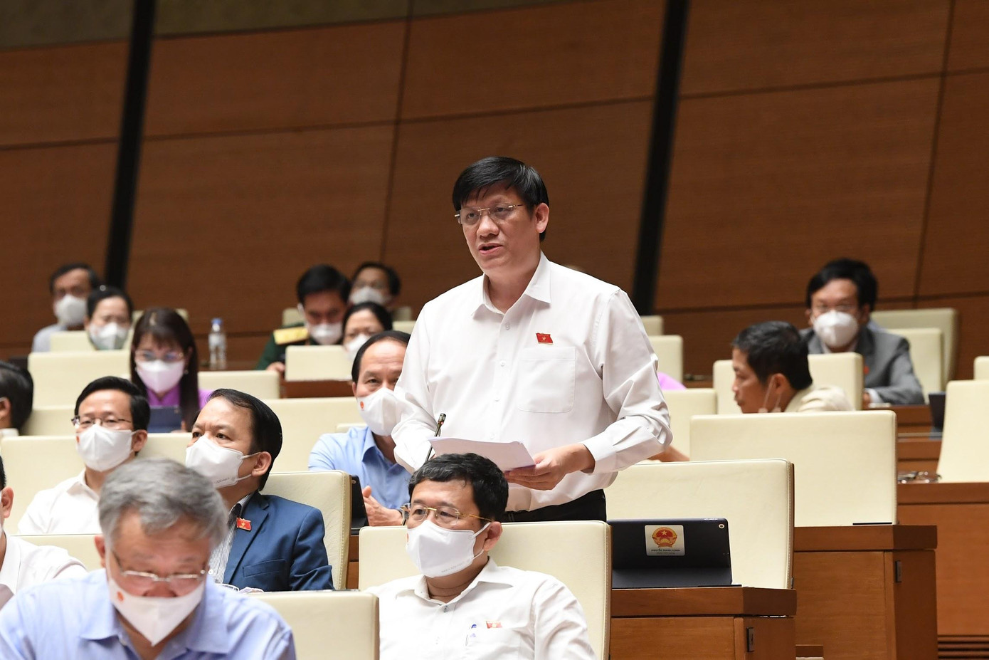 Bộ trưởng Bộ Y tế Nguyễn Thanh Long. Ảnh Như Ý