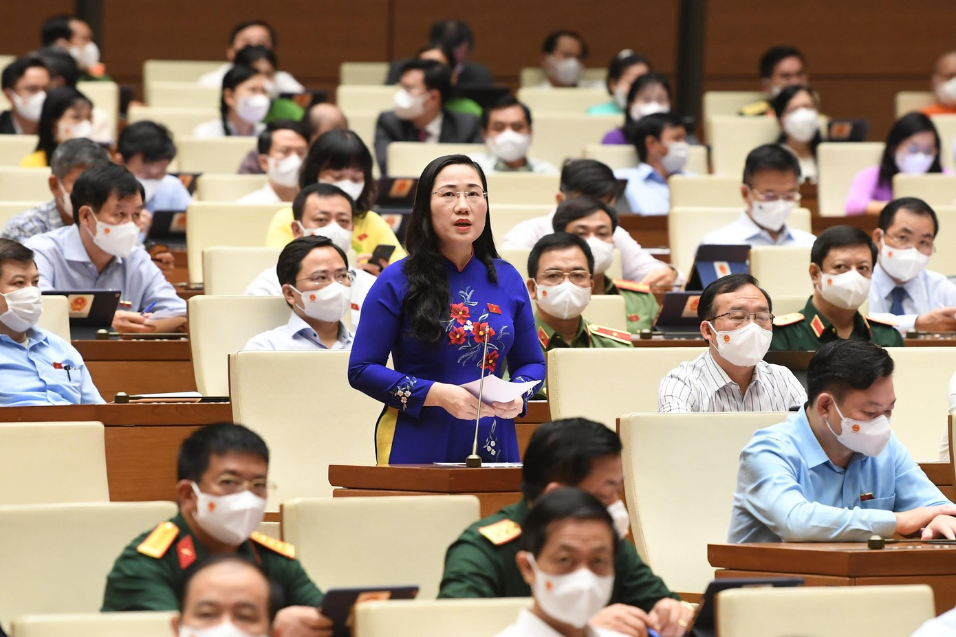 Phó Chủ nhiệm Uỷ ban Tư pháp Nguyễn Thị Thủy. Ảnh Như Ý