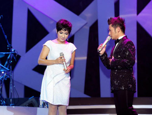 Mỹ Linh tái ngộ Bằng Kiều trong Bằng Kiều in concert 2012 tại TP.HCM vào tháng 10.2012 