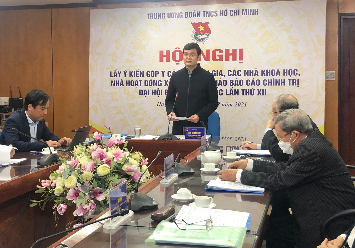 Anh Bùi Quang Huy, Bí thư thường trực T.Ư Đoàn chủ trì hội nghị Anh Bùi Quang Huy, Bí thư thường trực T.Ư Đoàn chủ trì hội nghị