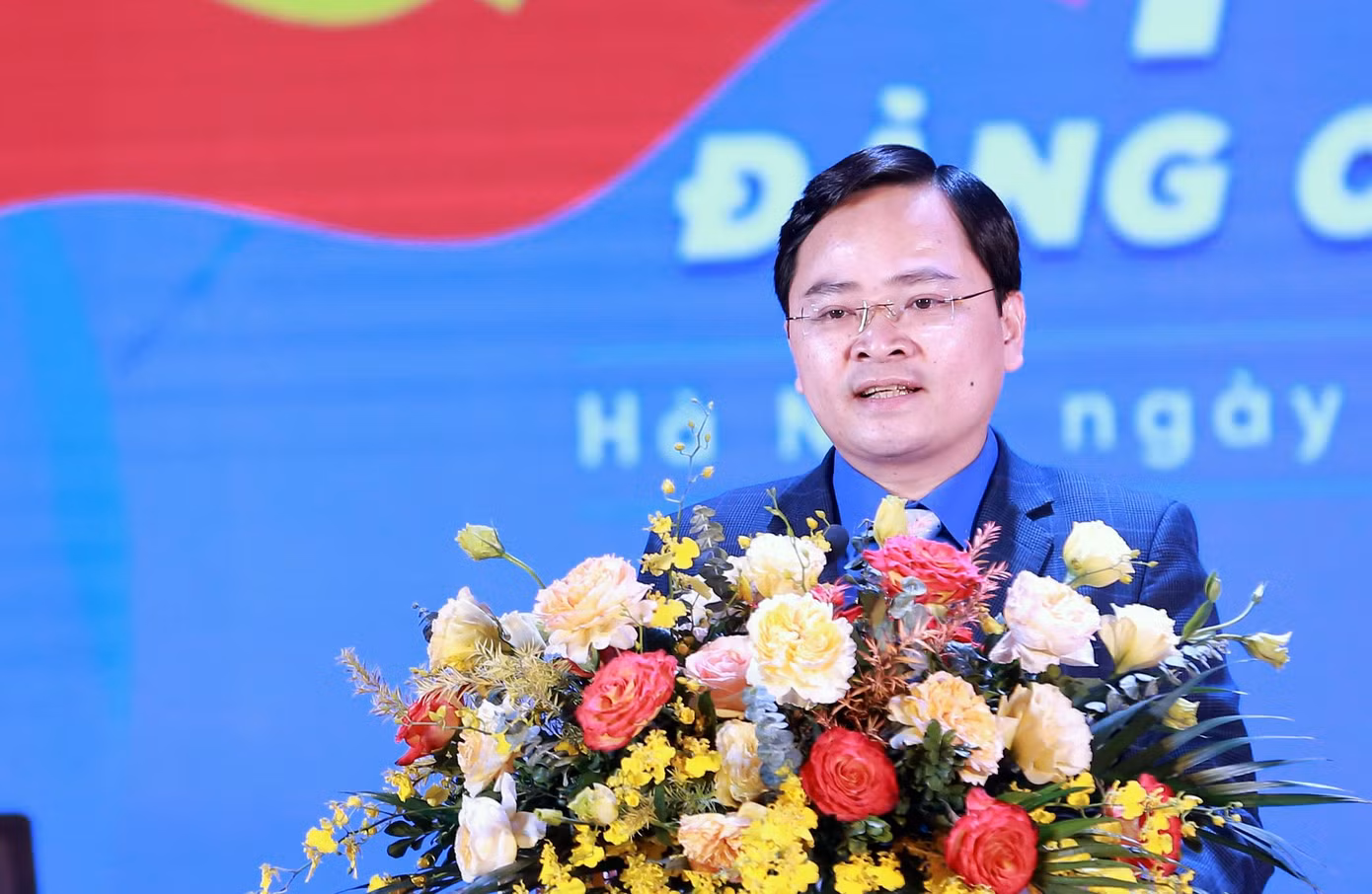 Anh Nguyễn Anh Tuấn, Ủy viên T.Ư Đảng, Bí thư thứ nhất T.Ư Đoàn. Ảnh: Lê Hiệp