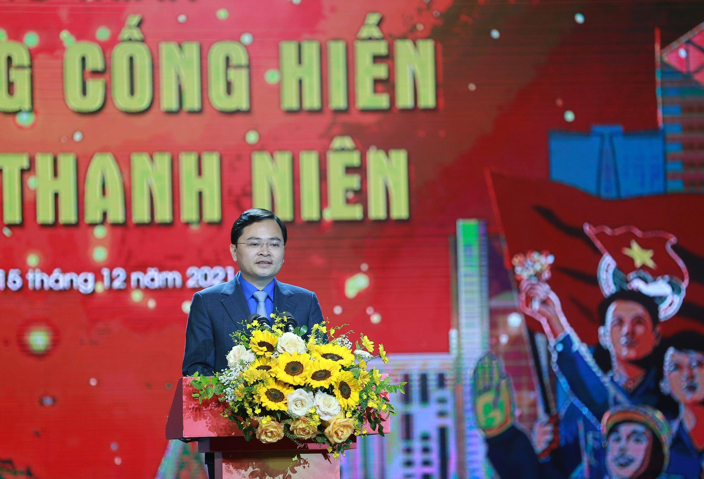 Bí thư thứ nhất T.Ư Đoàn Nguyễn Anh Tuấn phát biểu tại chương trình. Ảnh: Bảo Anh Bí thư thứ nhất T.Ư Đoàn Nguyễn Anh Tuấn phát biểu tại chương trình. Ảnh: Bảo Anh