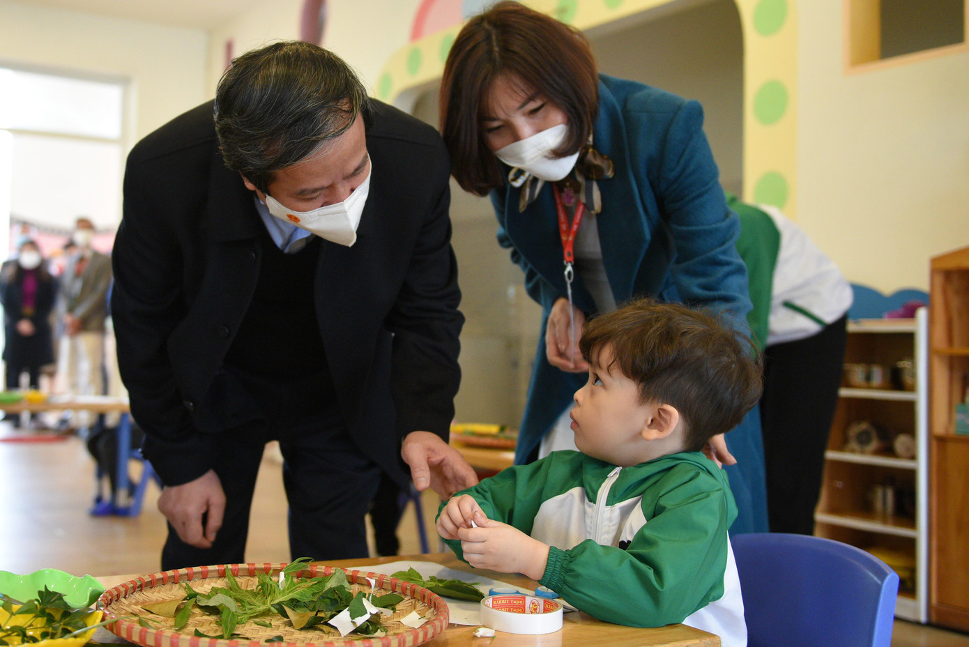 Trường Mầm non Búp Sen Xanh mở cửa hoạt động từ sau Tết Nguyên đán và tổ chức ăn bán trú. Trường Mầm non Búp Sen Xanh mở cửa hoạt động từ sau Tết Nguyên đán và tổ chức ăn bán trú.