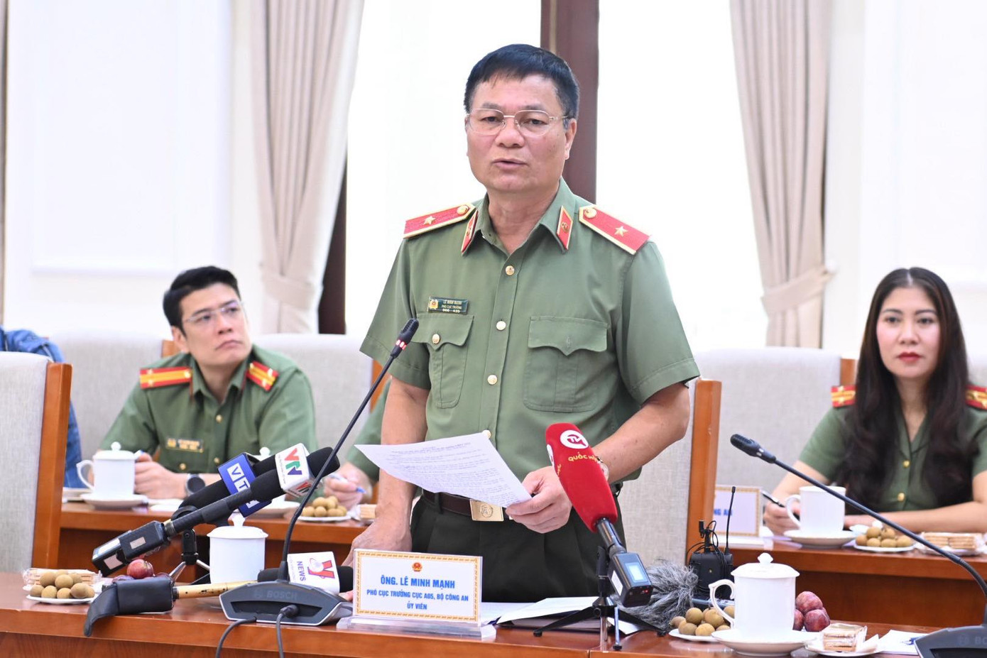 Thiếu tướng Lê Minh Mạnh đề nghị các địa phương tuân thủ các quy định liên quan an ninh, an toàn kỳ thi Tốt nghiệp THPT sắp diễn ra.