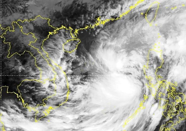 Bão số 7 dự báo đạt cường độ mạnh nhất trong 2 ngày tới.